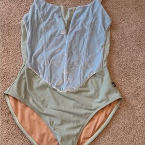 Bodile Bella leotard in Dewdrop size s/m